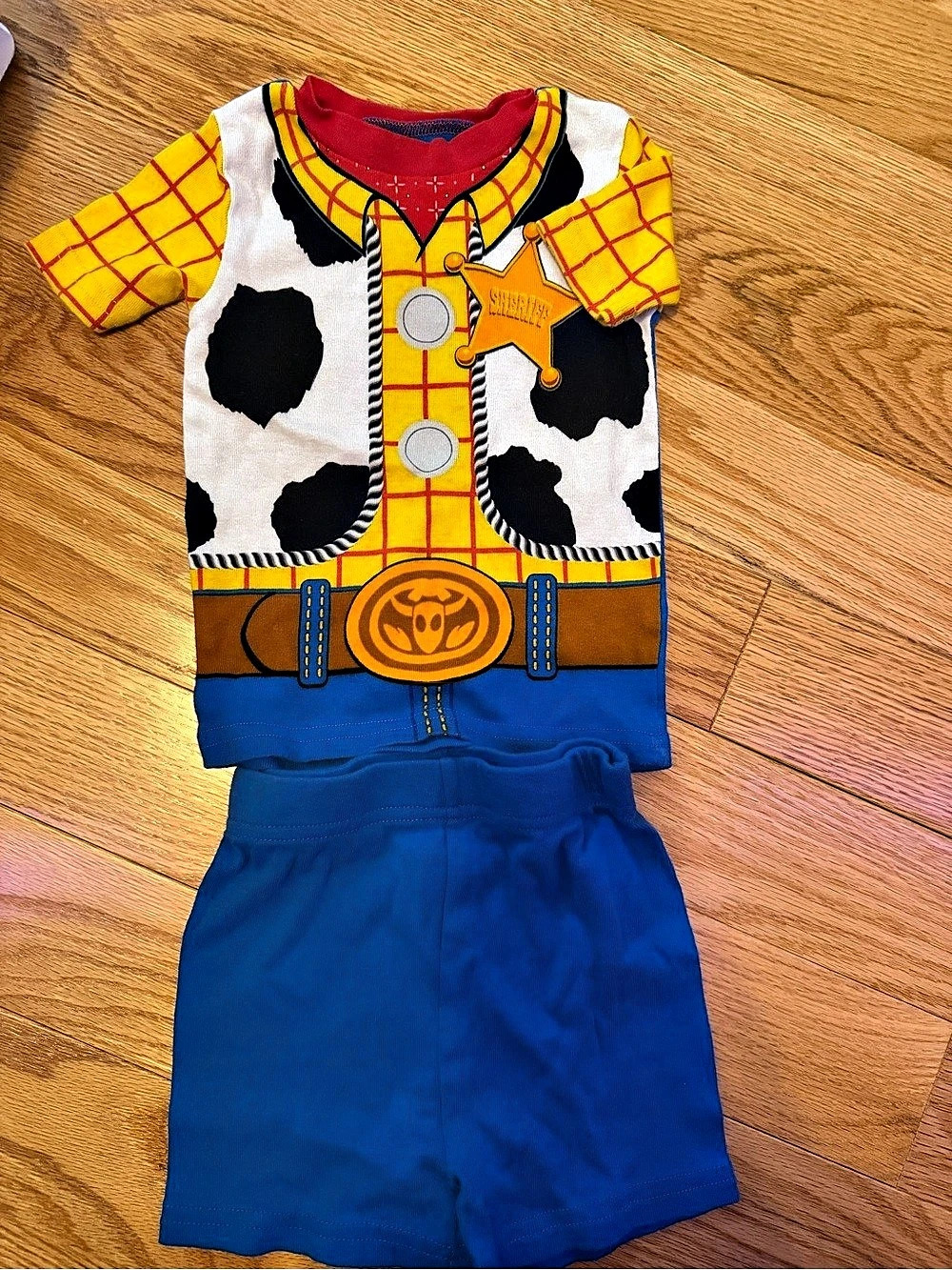 Disney Toy Story Woody Pajama Set Size 4